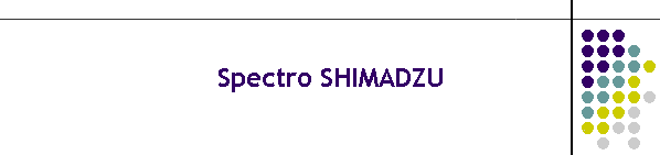 Spectro SHIMADZU