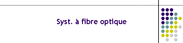 Syst.  fibre optique
